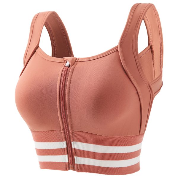 Women's Quick-Wear Front Zipper Sports Bra – Functional and Flattering Fit - Image 3