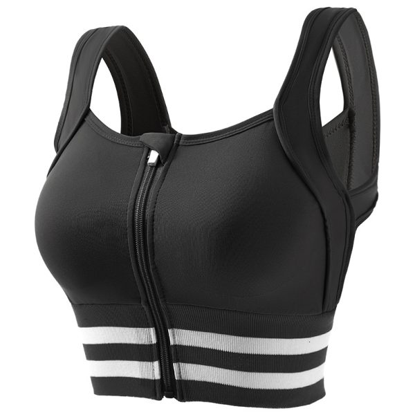 Women's Quick-Wear Front Zipper Sports Bra – Functional and Flattering Fit - Image 4